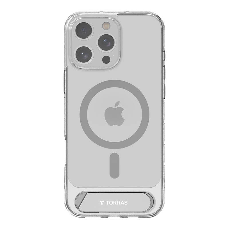 Torras Pstand Series Case za iPhone 16 Pro (prozirna)