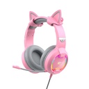 Gaming slušalice Havit GAMENOTE H2233d RGB (roze)