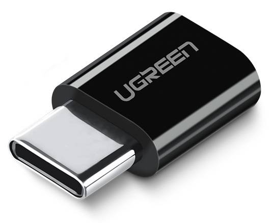 Micro USB na USB-C adapter UGREEN US157 (crni) (paket od 5 komada)