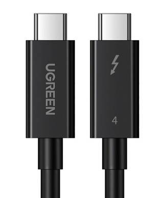 USB-C na USB-C kabel UGREEN US501, Gen3, 100 W, 4K, 0,8 m (crni)