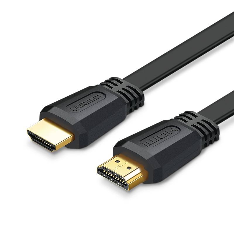 HDMI ravni kabel, UGREEN ED015, 4K, 1,5 m (crni) (paket od 5 komada)