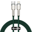 USB-C kabel za Lightning Baseus Cafule, PD, 20W, 1m (zeleni)