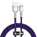 USB kabel za Lightning Baseus Cafule, 2.4A, 1m (ljubičasti) (paket od 5 komada)