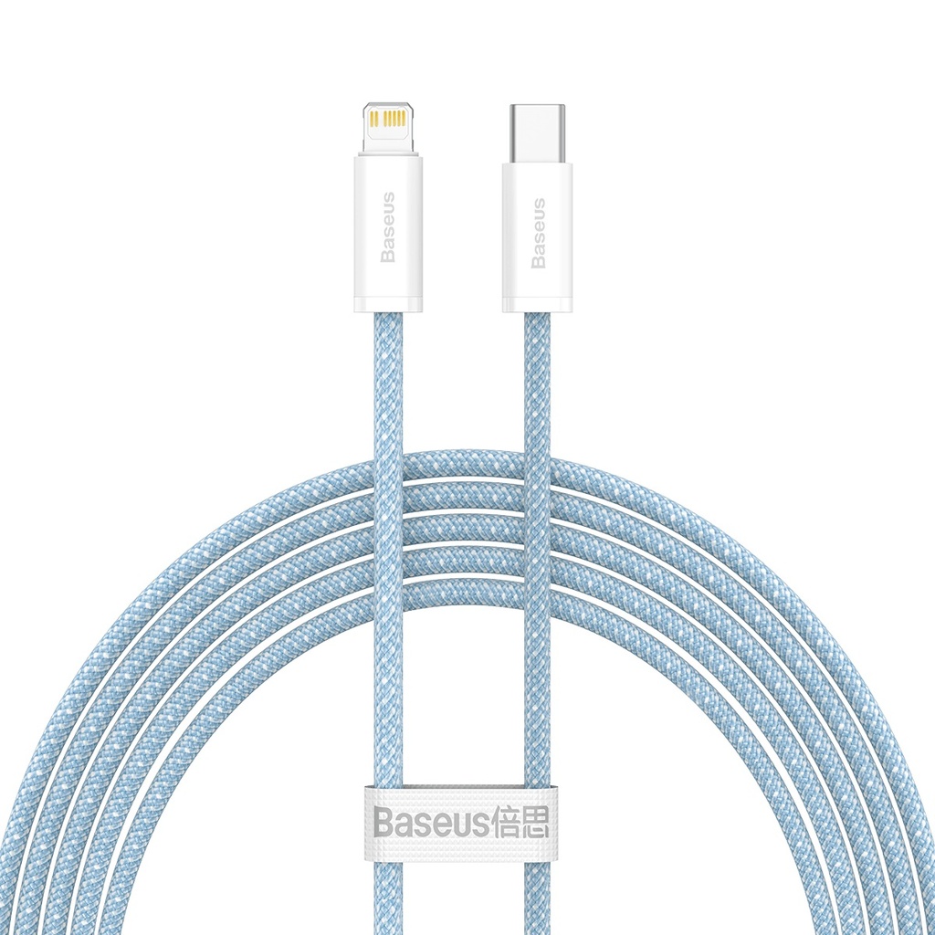 USB-C kabel za Lightning Baseus Dynamic Series, 20W, 2m (plavi) (paket od 5 komada)