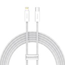 USB-C kabel za Lightning Baseus Dynamic Series, 20W, 2m (bijeli) (paket od 5 komada)