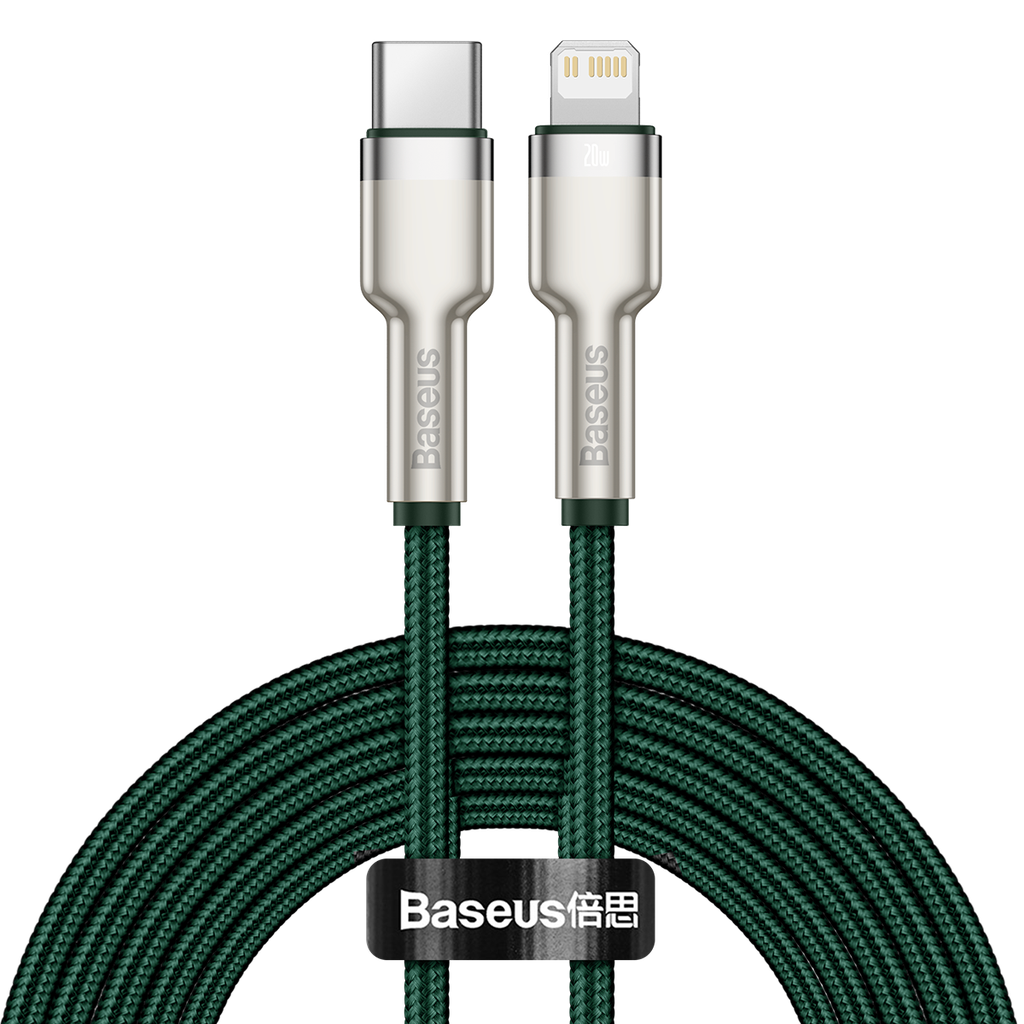 Baseus USB-C kabel za Lightning 2m (zeleni) (paket od 5 komada)