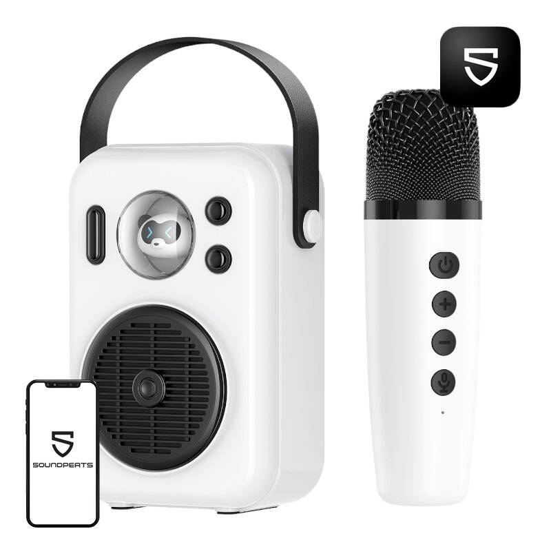 Bežični bluetooth zvučnici zvučni peats hi-sing (bijelo)