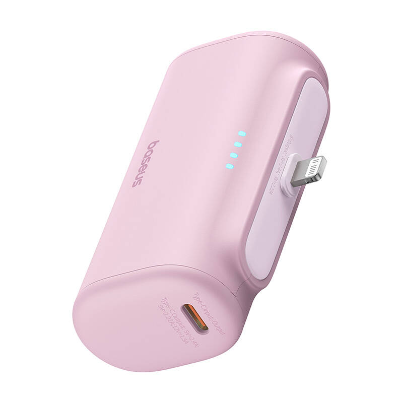 PowerBank OS-Baseus Compact IP 5000Mah 20W (ružičasta)