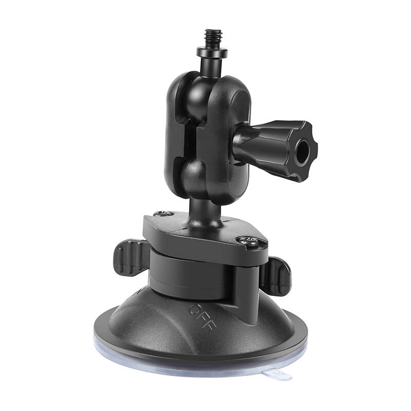 1/4 inča čarobna ruka za usisavanje šalice Mount Puluz (Black) (PU544B) (paket od 5 komada)