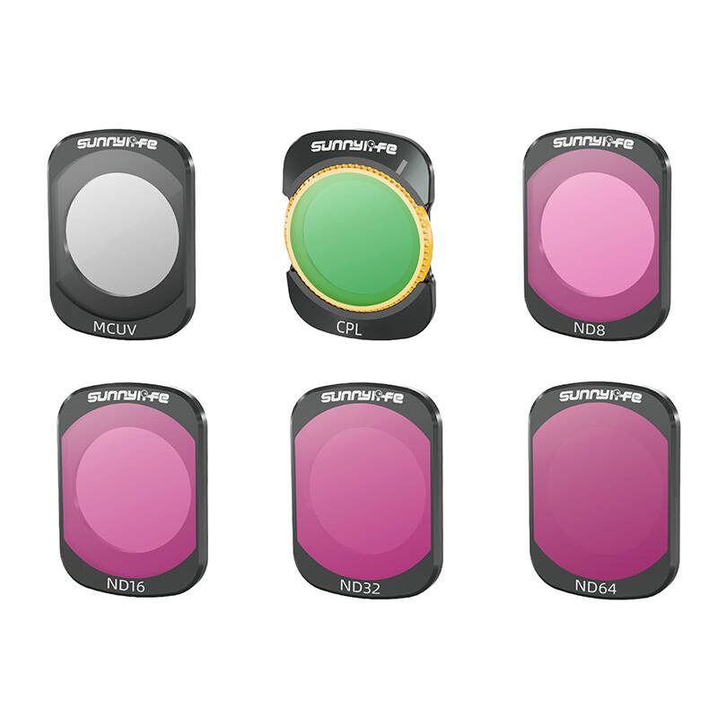 FILTH MCUV, CPL, ND8, ND16, ND32, ND64 SUNNYLIFE DO DJI OSMO PAPC 3