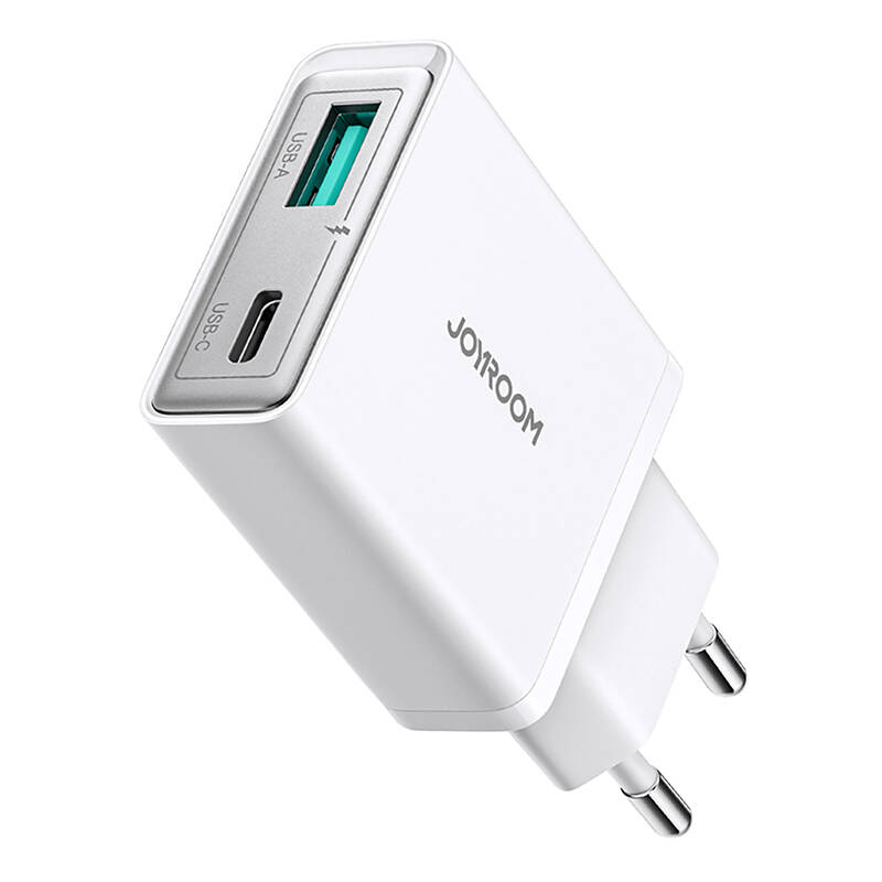 Joyroom Mains Charger JR-TCF14 (A+C) Super Slim 20W (White)