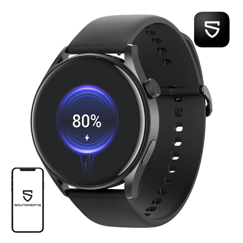 SoundPeats Watch4 Smartwatch (crni)