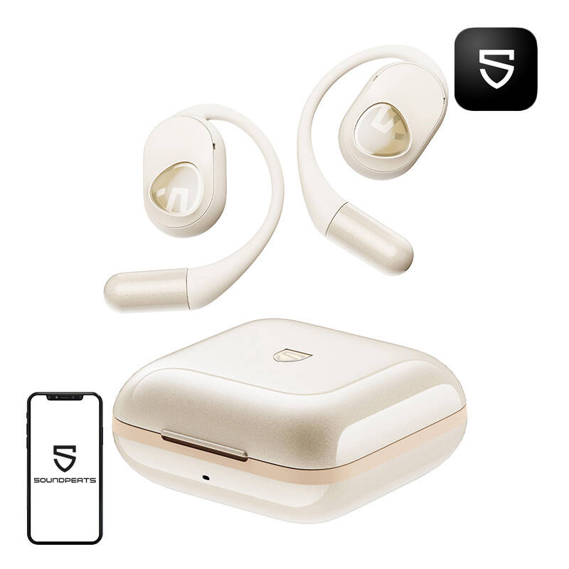 TWS SoundPeats Gofree2+ slušalice (bijele)