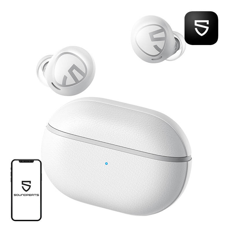 TWS Soundpeats Free2 Klasične slušalice (bijele)