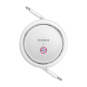 Baseus USB-C do USB-C 100W kabela za punjenje (bijelo) Bayern Edition