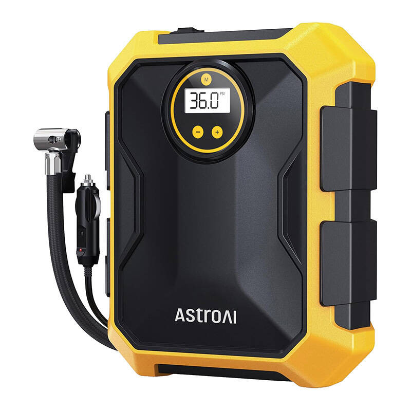 Astroai CZK-3674 12V DC 100PSI ZRAČNI KOMPRESOR (žuti)