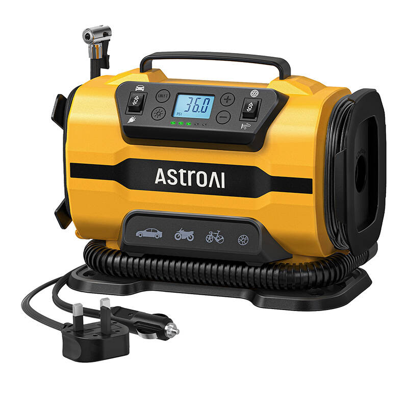 Astroai ATJ-8366 150 PSI 12V DC/110V AC prijenosni kompresor kotača