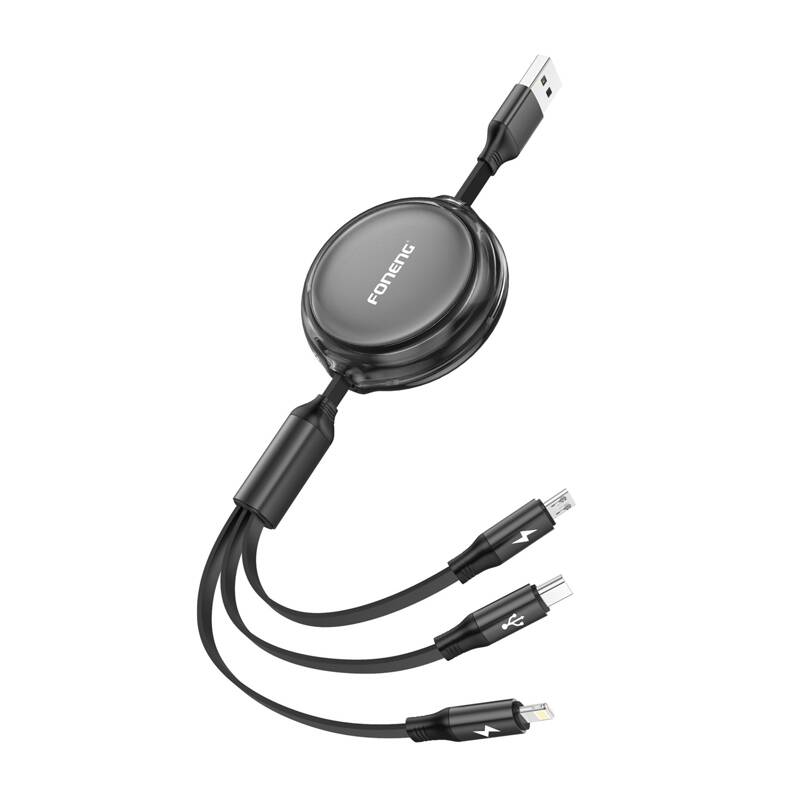 3in1 Fonng x113 1.1m Crni kabel