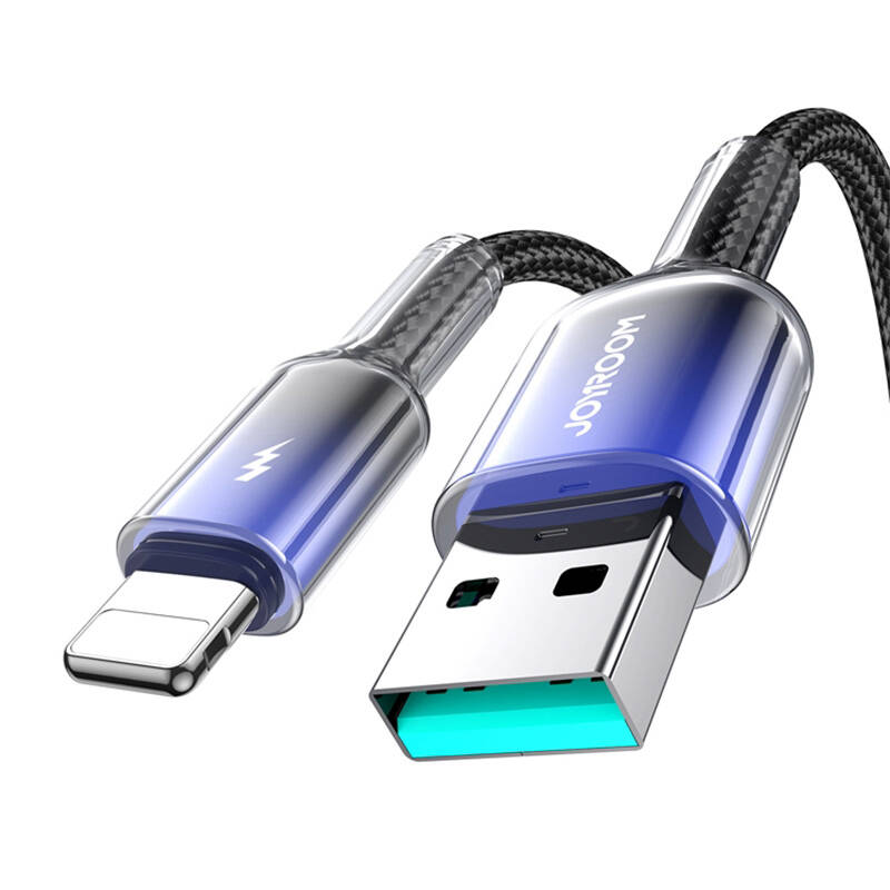 Kabel USB-A Lightning Joyroom S-A42 3A 1,2m Czarny