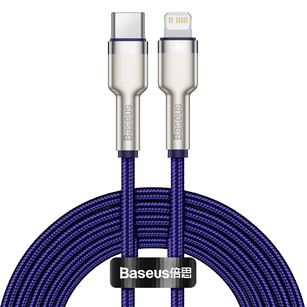 Baseus Cafule Series USB-C kabel za Lightning, 20W, 2m (ljubičasti)