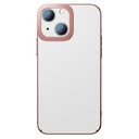 Baseus Glitter Transparent Case za iPhone 13 (roza)