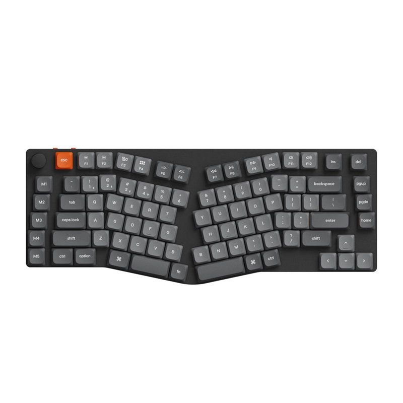 Keychron K15 Max LED crveni prekidač bežična tipkovnica niskog profila (crna) [K15M-A1].