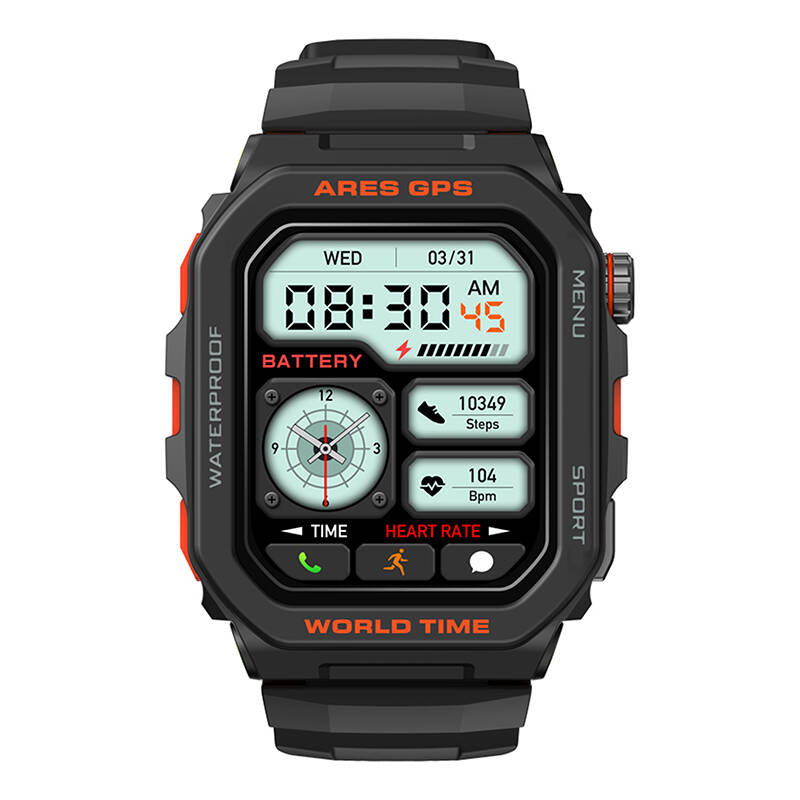 ZEBLAZE ARES GPS SMARTWATCH (Black)