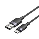 USB 2.0 A do USB-C 3A kabelska opcija ctnbf 1 m (crno)