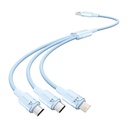 USB 2.0 A do 3in1 3A kabel za kabel CTPLG 1,5m (plava)