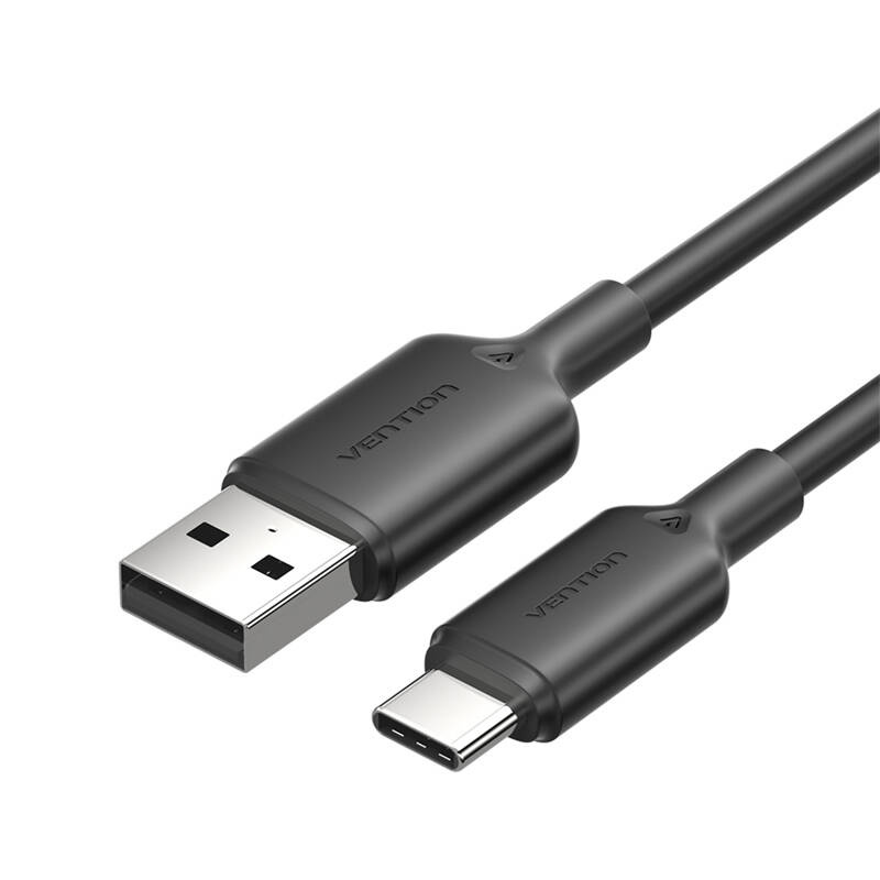 USB 2.0 A do USB-C 3A kabelska opcija ctqbf 1M (crno) (paket od 5 komada)