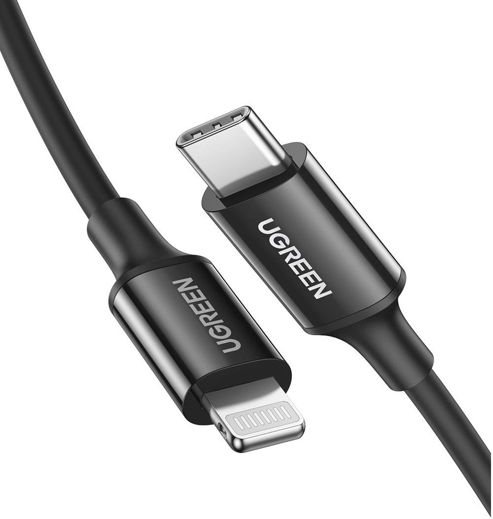 USB-C na Lightning kabel UGREEN US171, 36W, 1m (crni)