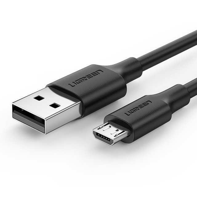 Kabel USB na Micro USB UGREEN US289, 3m (crni) (paket od 5 komada)