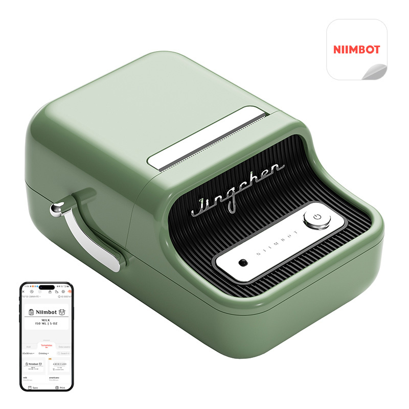Niimbot B21 Pro prijenosni pisač naljepnice (zeleno)
