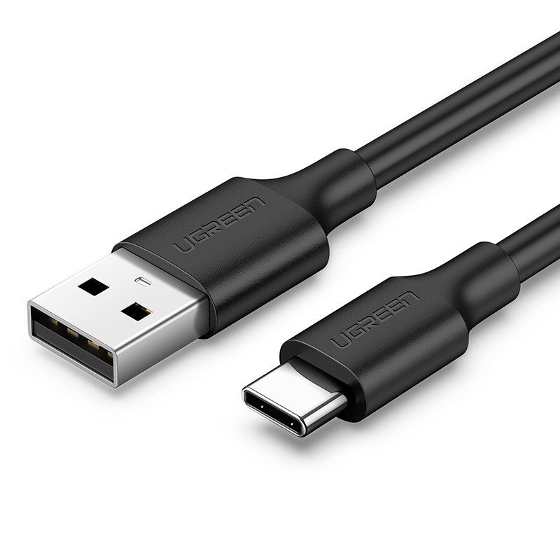 Kabel USB na USB-C UGREEN US287, 3m (crni) (paket od 5 komada)