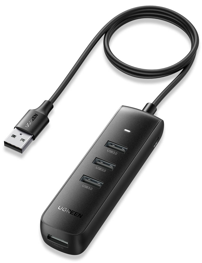 Adapter UGREEN CM416 4u1 USB na 4x USB 1m (crni)