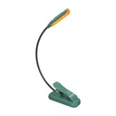 Bežična svjetiljka Glokent mini glcsntbl102g Clip-on knjiga svjetlo, USB-C zeleno