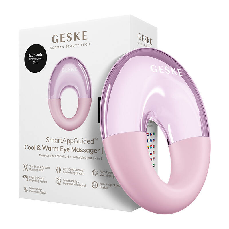 Geske Cool & Warm Eye Massager 7 u 1 (ružičasto) (paket od 5 komada)