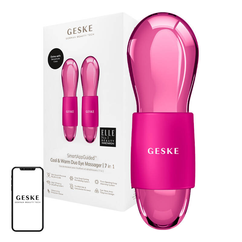 Cool & Warm Duo Massager Eye 7in1 Geske (magenta)