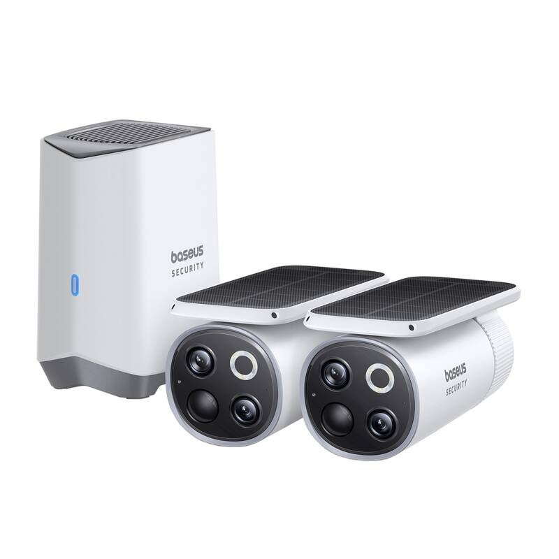 Baseus S1 Pro 3K Dual Outdoor Camera (bijela)