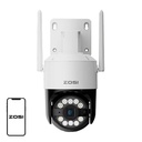 ZOSI C296 WiFI 8MP DUALNI PANING IP66 Vanjska kamera + 32 GB MICROSD kartica