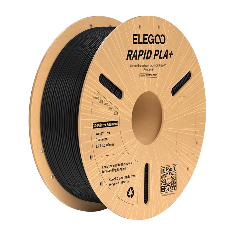 Elegoo Rapid PLA+ filament (crna)