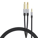 Audio kabel mini priključak od 3,5 mm do 2x priključak 6,35 mm muški vent barhk 8m