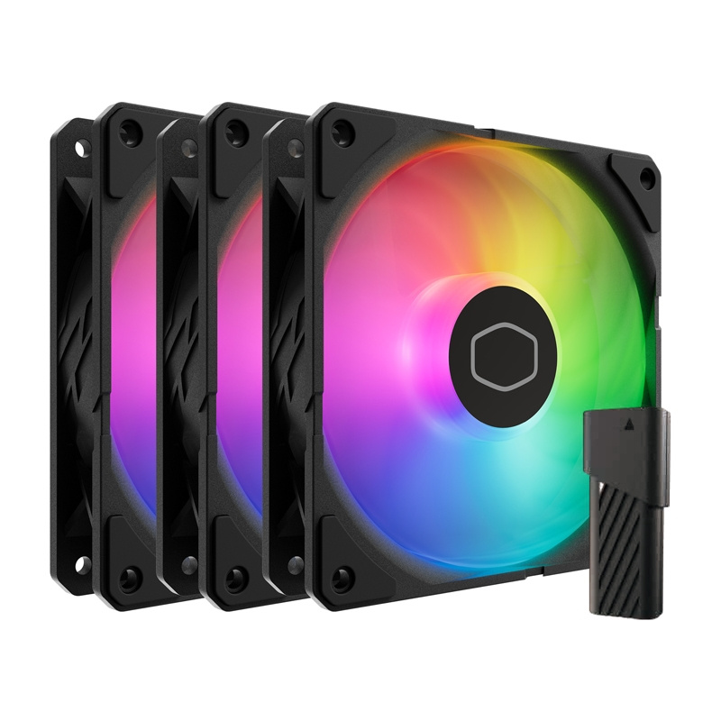 Cooler Master Sickleflow Edge 120 Argb 3-u-1 ventilator (crni)