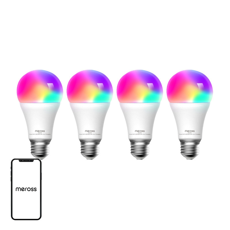 Meross MSL120 WiFi Smart LED žarulja (HomeKit) (četiri-pack)