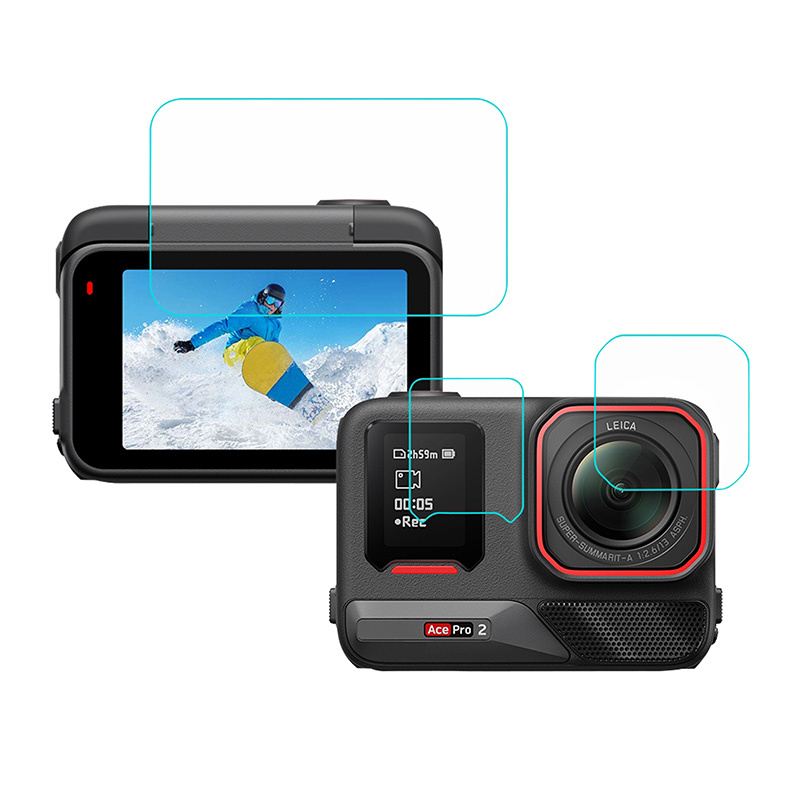 Puluz 3-u-1 Zaštitni film za Insta 360 Ace Pro 2 (paket od 5 komada)