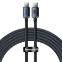 Baseus Crystal Shine kabel USB-C na USB-C, 100W, 2m (crni) (paket od 5 komada)