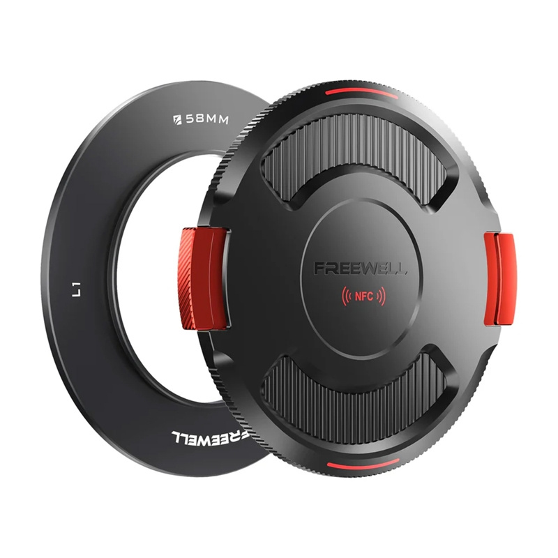 Freewell 58 mm osnovni prsten s poklopcem za stvarno zaključavanje VND