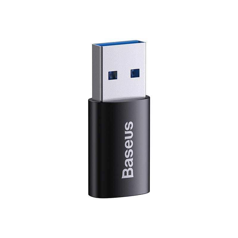 Baseus Ingenuity USB-A na USB-C adapter OTG (crni) (paket od 5 komada)