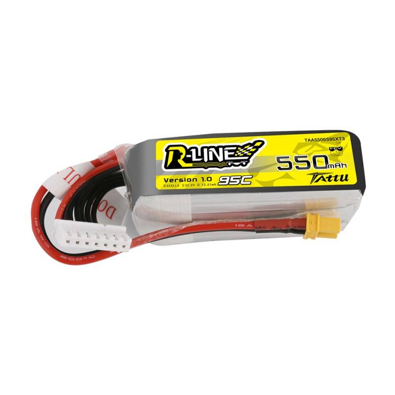 Baterija Tattu R-Line 550mAh 22.2V 95C 6S1P XT30