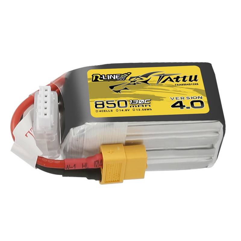 Baterija Tattu R-Line 850mAh 14.8V 130C 4S1P XT60